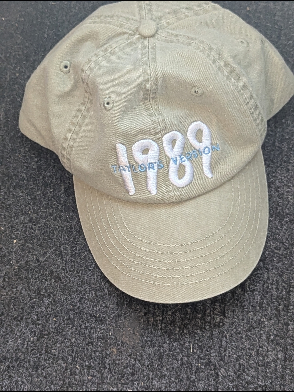 Taylor Swift 1989 Tour Olive Green Baseball Cap